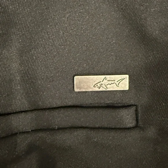 Black Greg Norman Five Iron Golf Pants Size 36W/32L - Picture 2 of 10